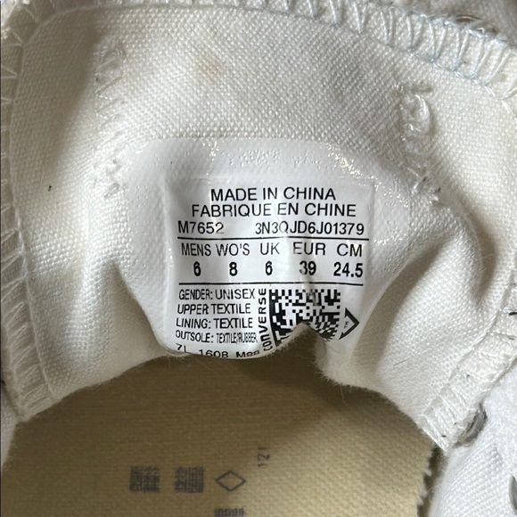 Converse Chuck Taylor All Star Low Top Canvas Unisex Low Top Shoes Men 6 Wom 8 - Picture 12 of 16